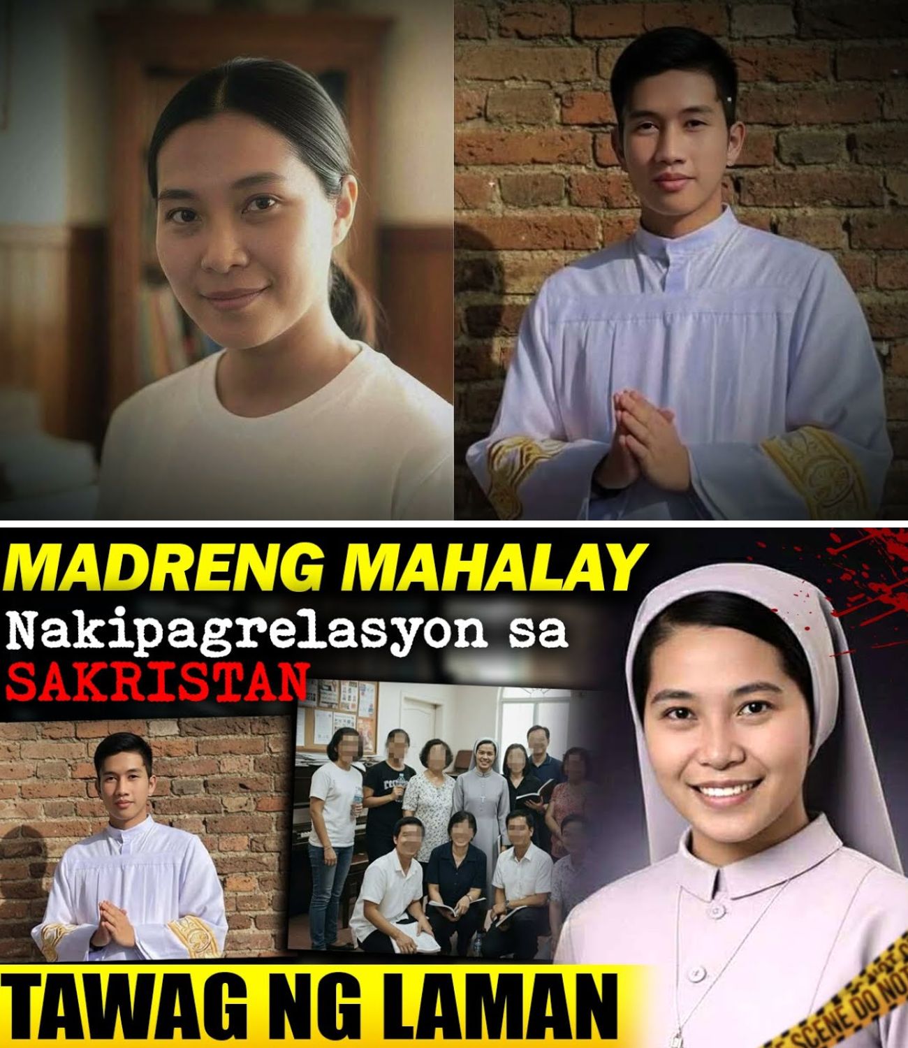 KAPUSUKAN SA KUMBENTO: Ang Lihim na Relasyon ng Madre at Dalawang Sakristan na Nauwi sa Malagim na Trahedya