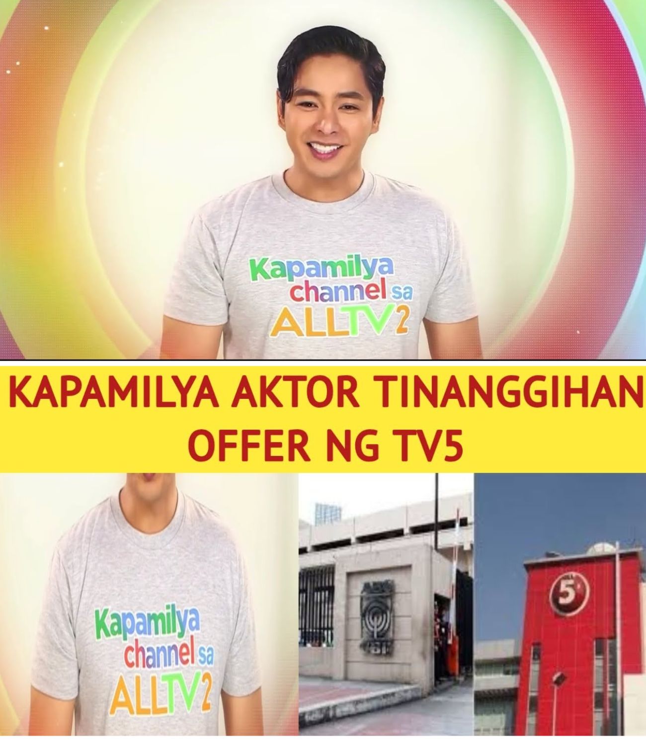 KAPAMILYA AKTOR TINANGGIHAN OFFER NG TV5