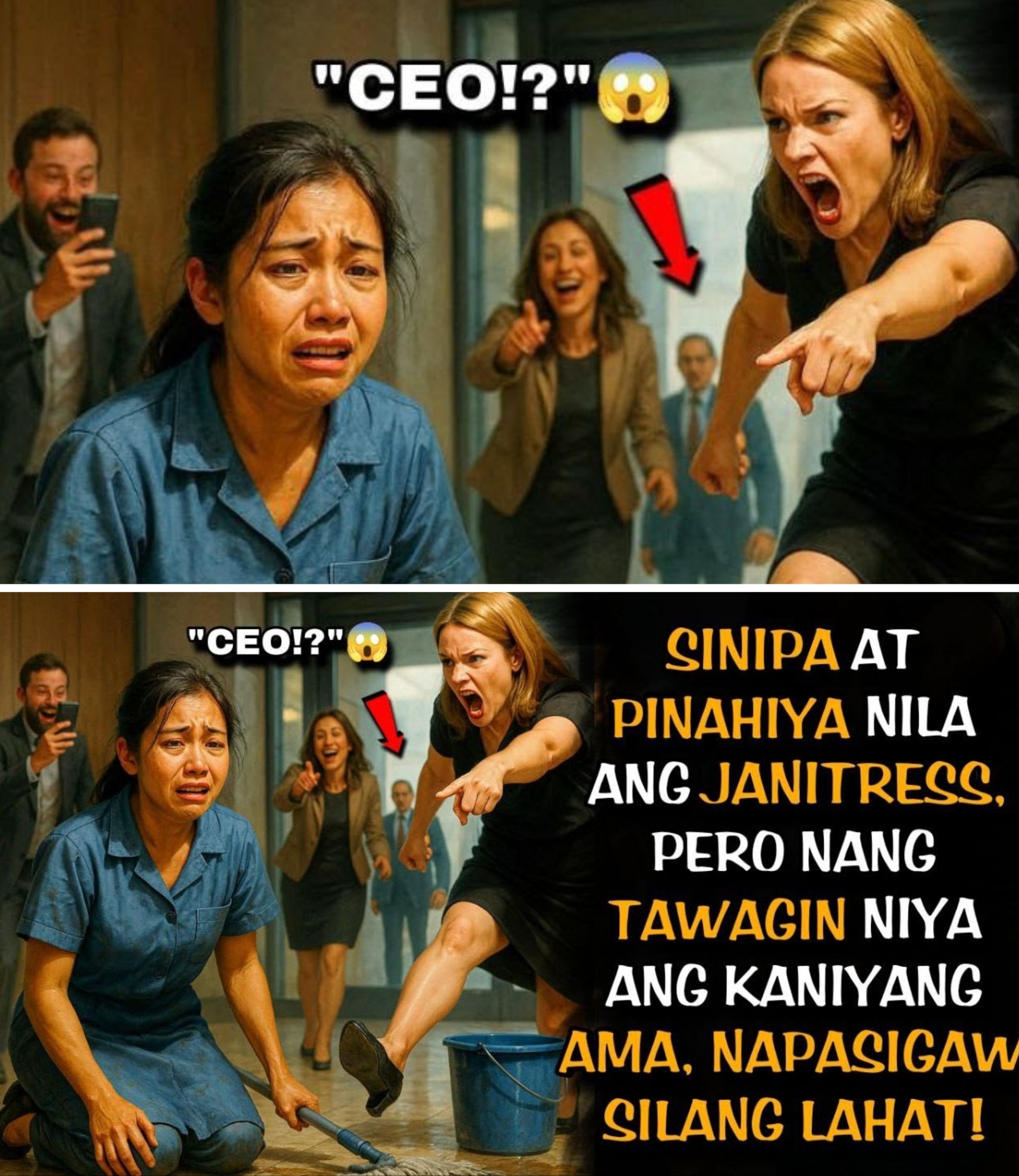 PINAHIYA NILA ANG JANITRESS PERO NANG TAWAGIN NITO ANG KANIYANG AMA, NAPASIGAW SILANG LAHAT!