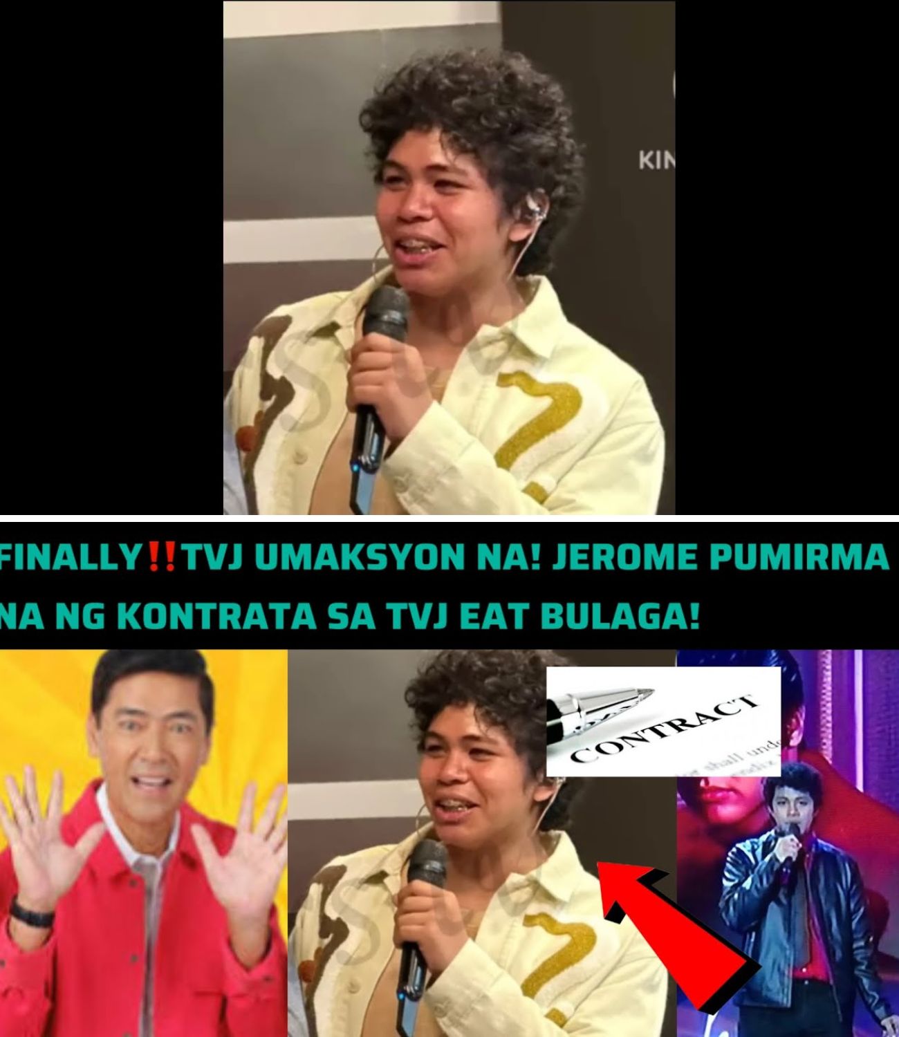 FINALLY‼️TVJ UMAKSYON NA! JEROME PUMIRMA NA NG KONTRATA SA TVJ EAT BULAGA!