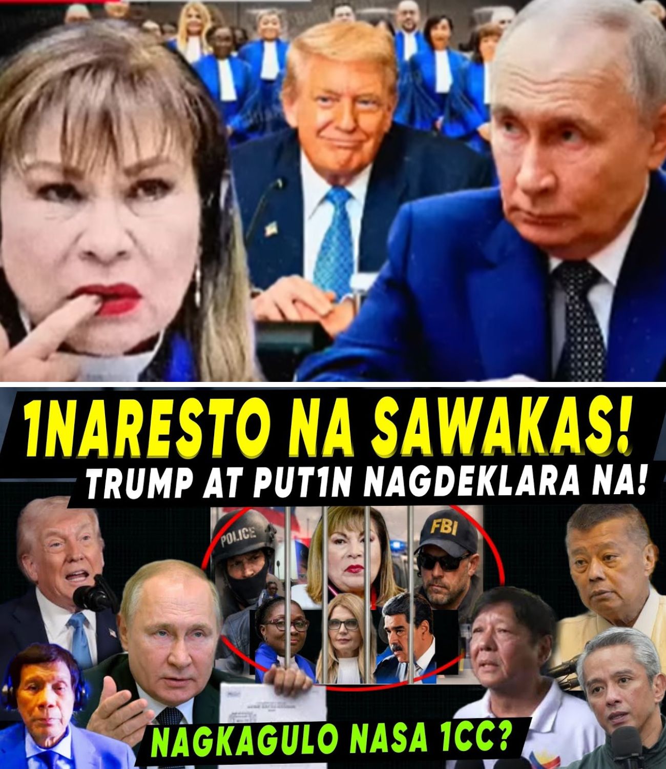 BIG GOODNEWS! INARES T0 nani PRES TRUMP BIGLAANG UT0S PUT1N sa 1CC JUDGES YARI na? FPRRD LALAYA NA?
