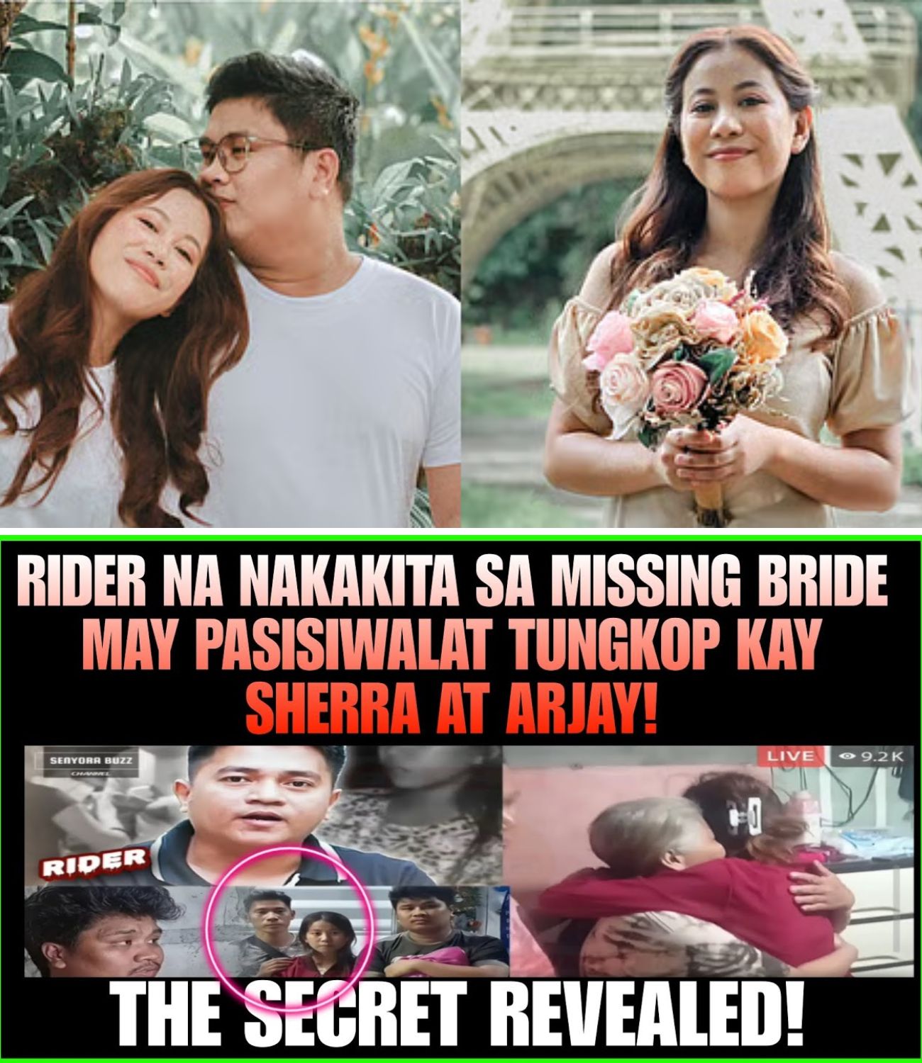 RIDER NAKAKITA SA MISSING BRIDE MAY PAGSISIWALAT TUNGKOL KAY MISSING BRIDE AT ARJAY