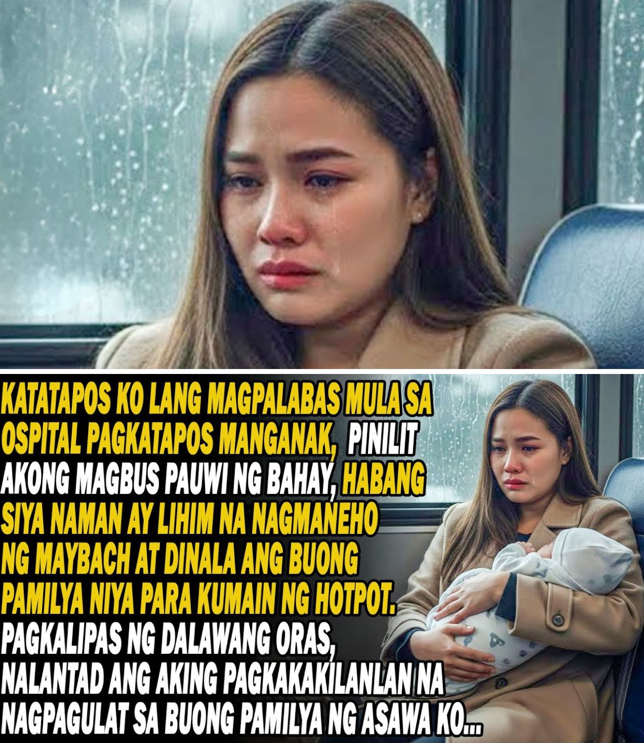 Bagong Panganak🤰Pina-Bus Ako Ng Asawa Ko🤬Siya, Isinama Pamilya Niya Para Mag-hotpot Nang Palihim…