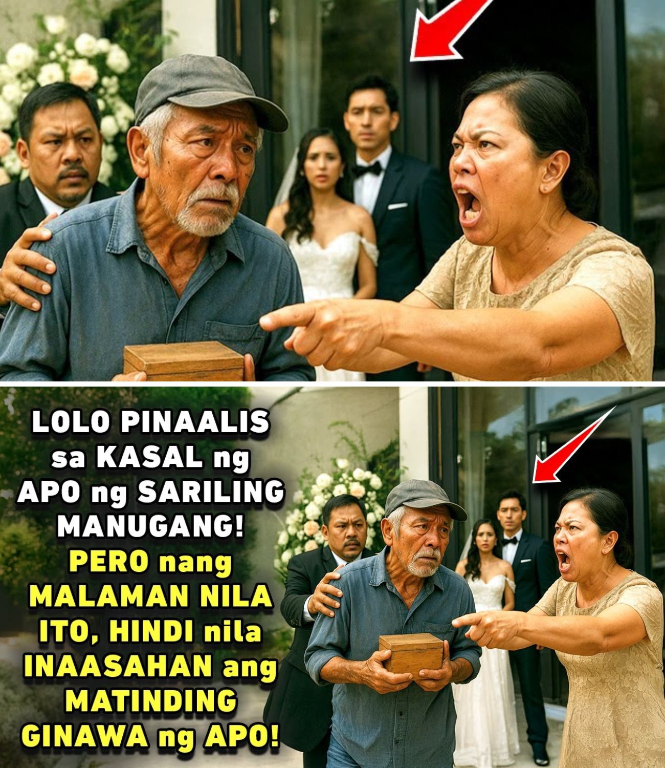 LOLO PINAALIS SA KASAL NG APO NG SARILING MANUGANG! PERO HINDI NILA INAASAHAN ANG GINAWA NG APO!