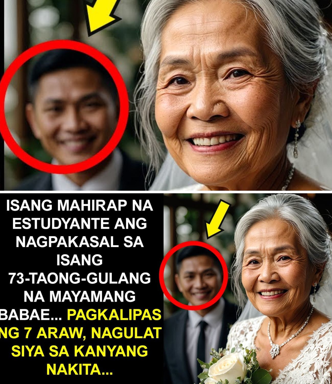 ISANG MAHIRAP NA ESTUDYANTE ANG NAGPAKASAL SA ISANG 73-TAONG-GULANG NA MAYAMANG BABAE…PAGKALIPAS..