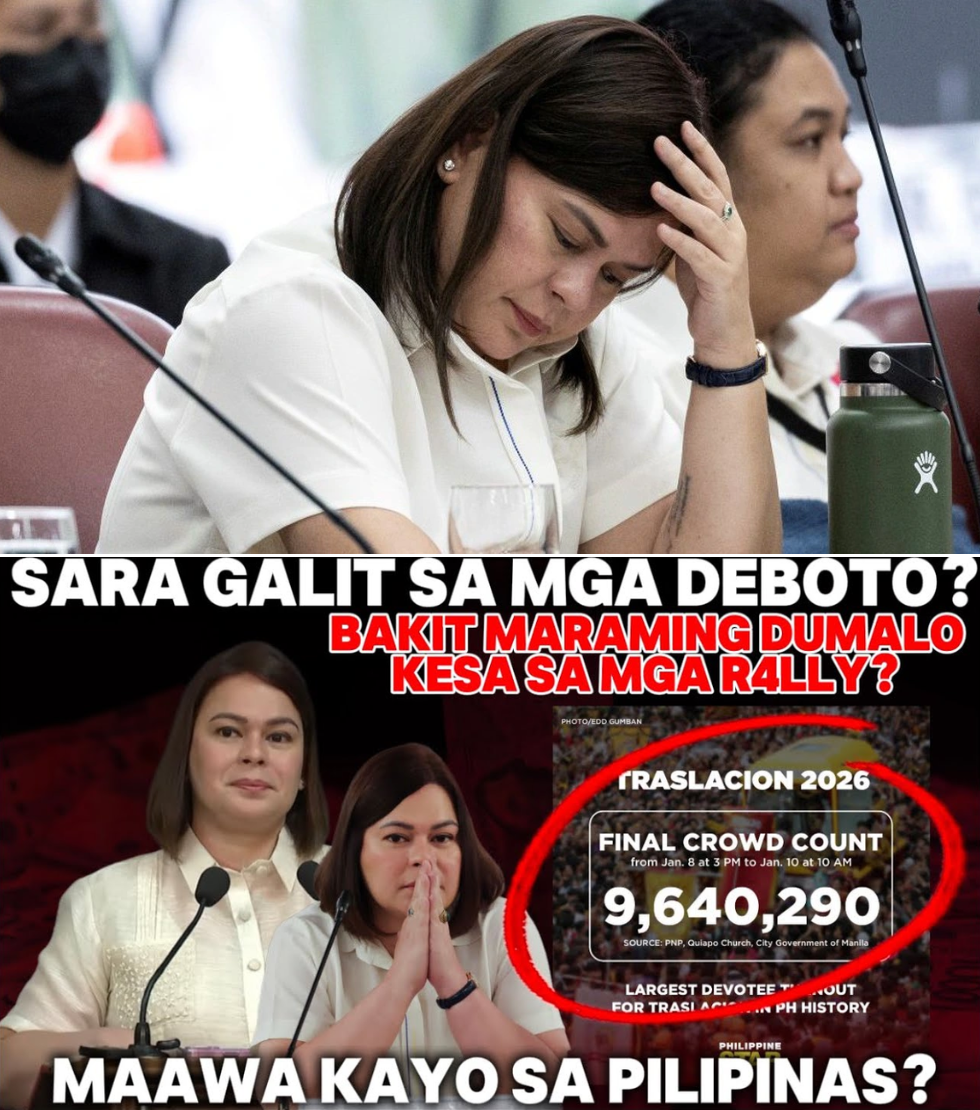 TRASLACION 2026 VS. DDS RALLY: Bakit ‘Nilangaw’ ang Sigaw ng Pulitika Kumpara sa 9.6 Milyong Deboto ng Nazareno? (VP Sara, Galit nga ba sa Resulta?)