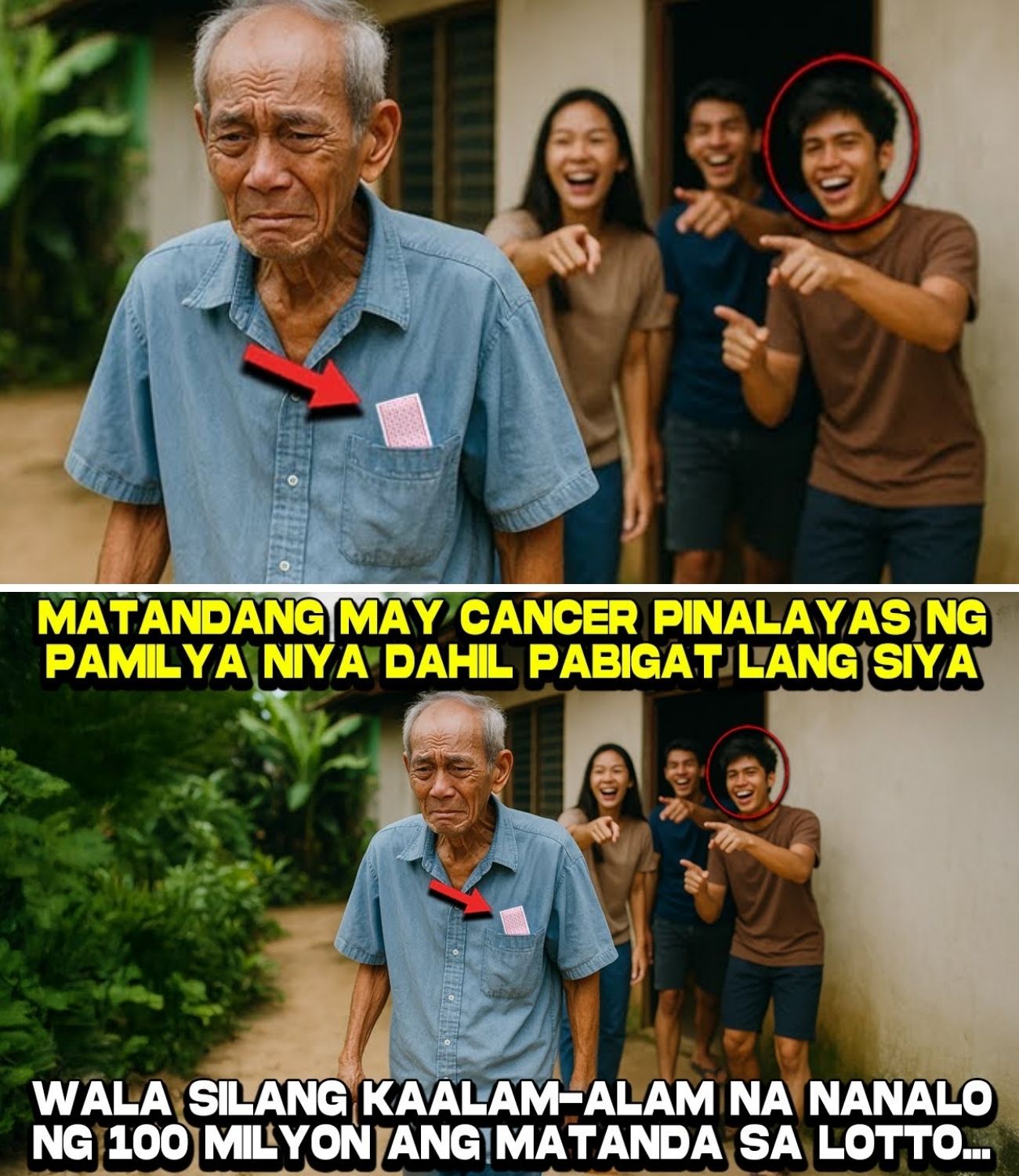 Matandang May Cancer Pinalayas ng Pamilya nya dahil Pabigat lang sya, Pero…
