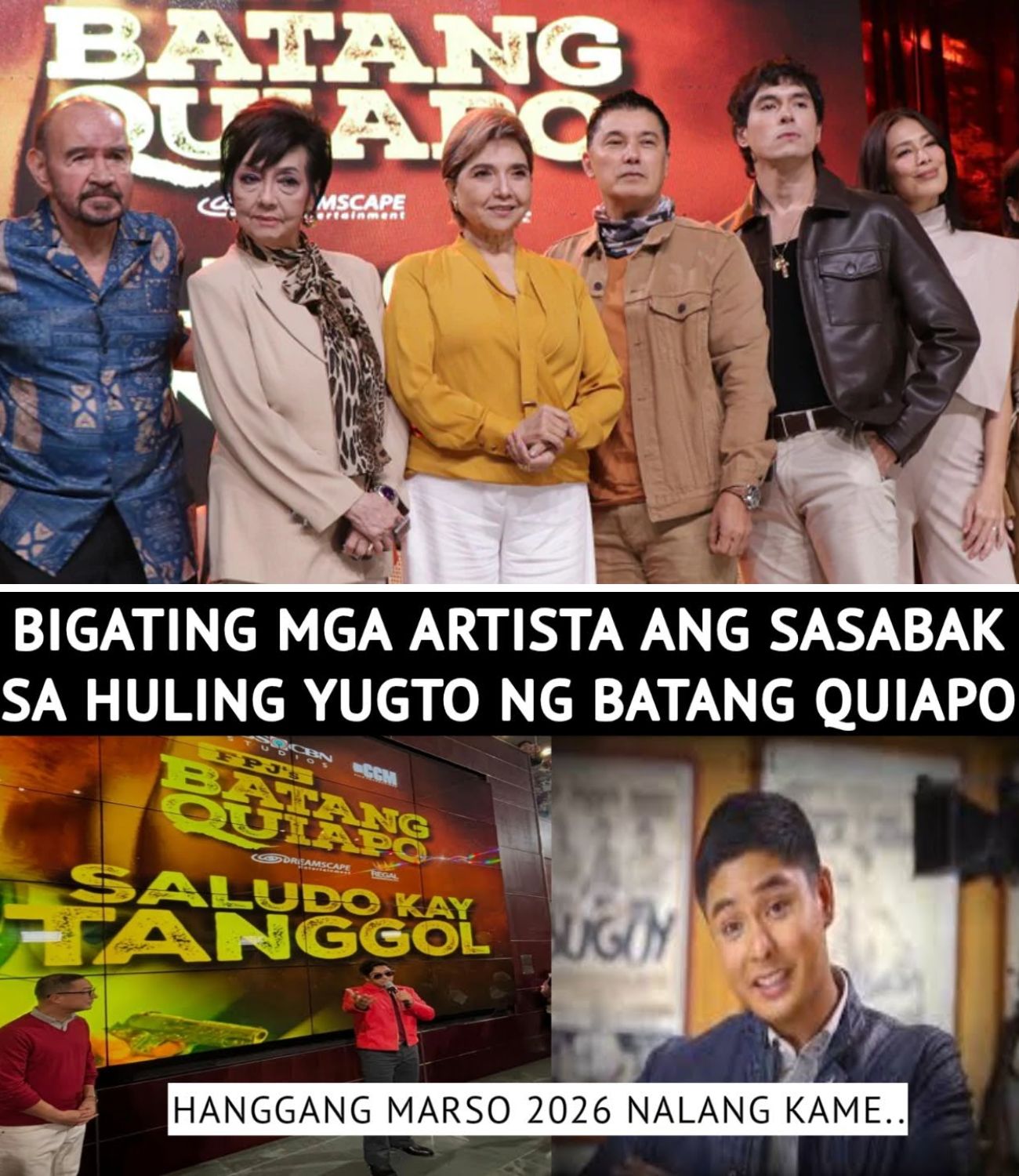 BIGATING MGA ARTISTA ANG SASABAK SA HULING YUGTO NG BATANG QUIAPO