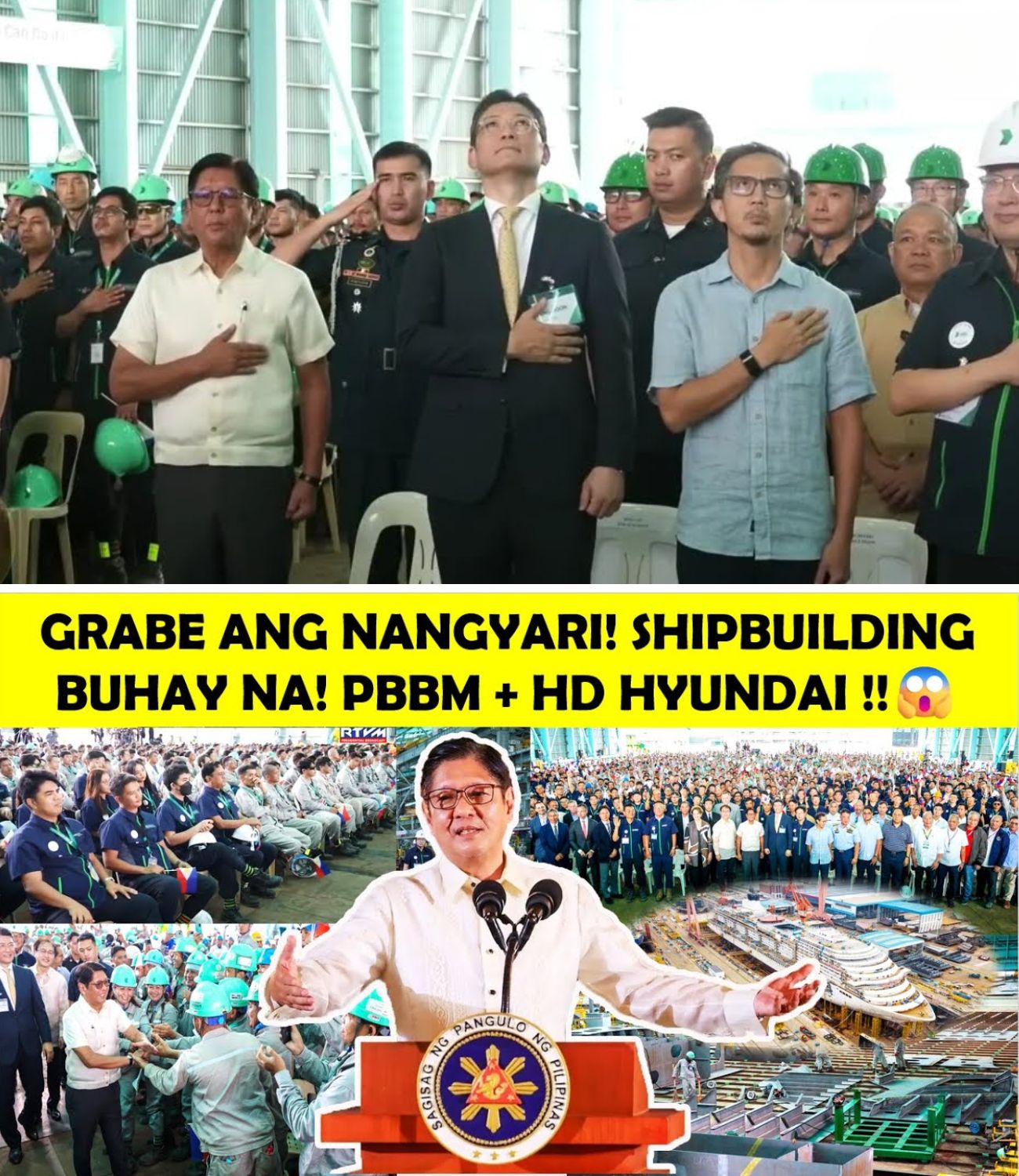 GRABE ANG NANGYARI! PBBM AT HD HYUNDAI, BINUHAY ANG SHIPBUILDING SA PILIPINAS! LIBO-LIBONG TRABAHO!