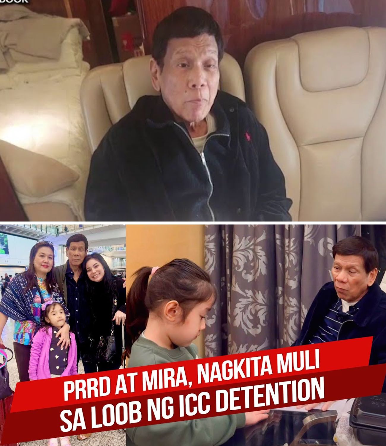 PRRD AT MIRA, NAGKITA MULI SA LOOB NG ICC DETENTION
