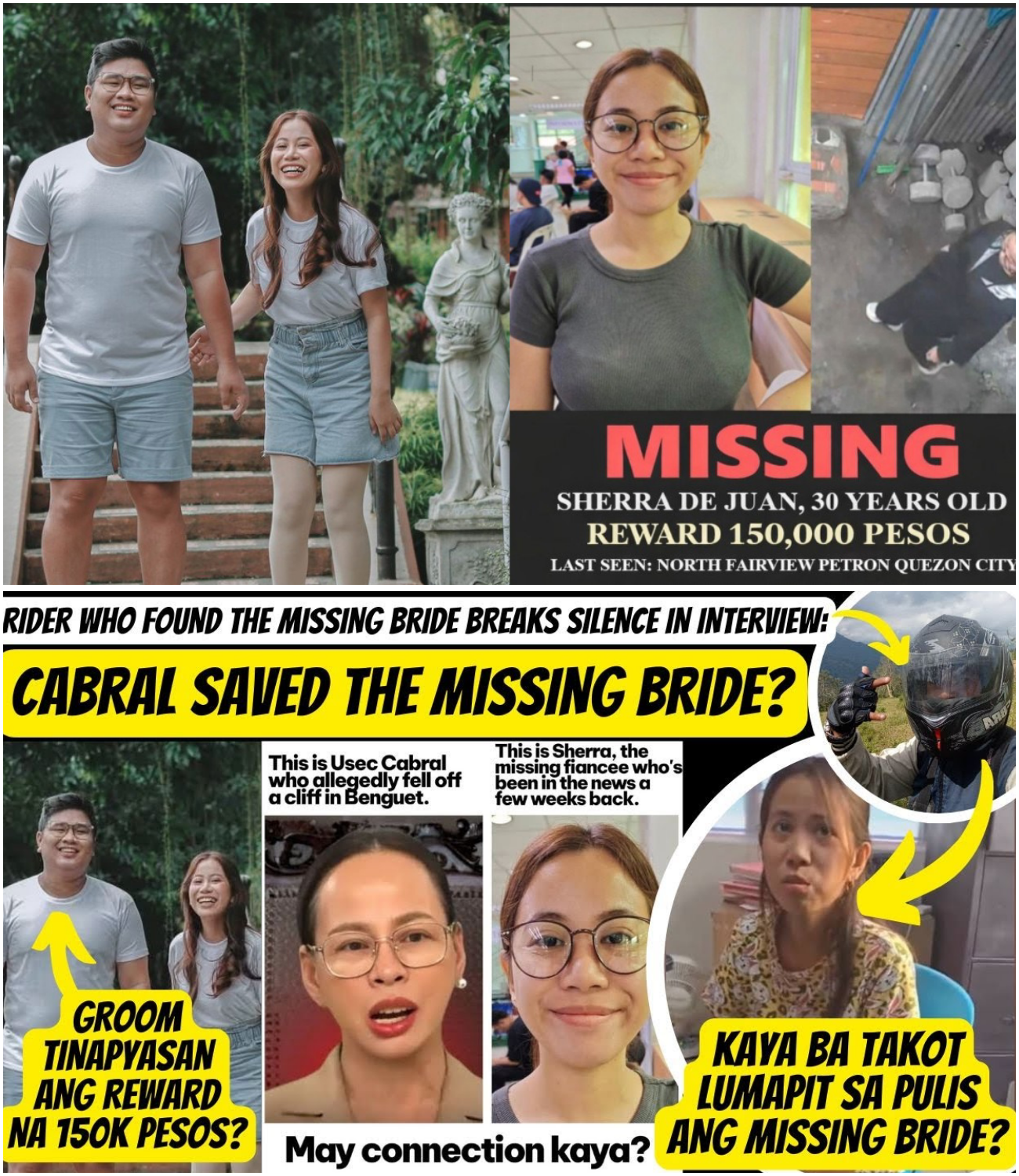 Cabral ba ang Nagligtas sa Nawawalang Nobya? Rider na Unang Nakakita, Sa Wakás Nagsalita